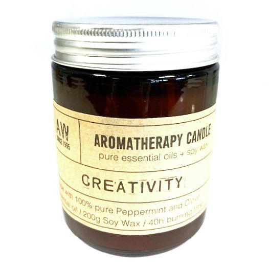Candela di soia per aromaterapia 200 g - Creatività