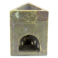 Bruciaessenze Triangolare in Pietra Saponaria - Elefante, 11 x 9 cm