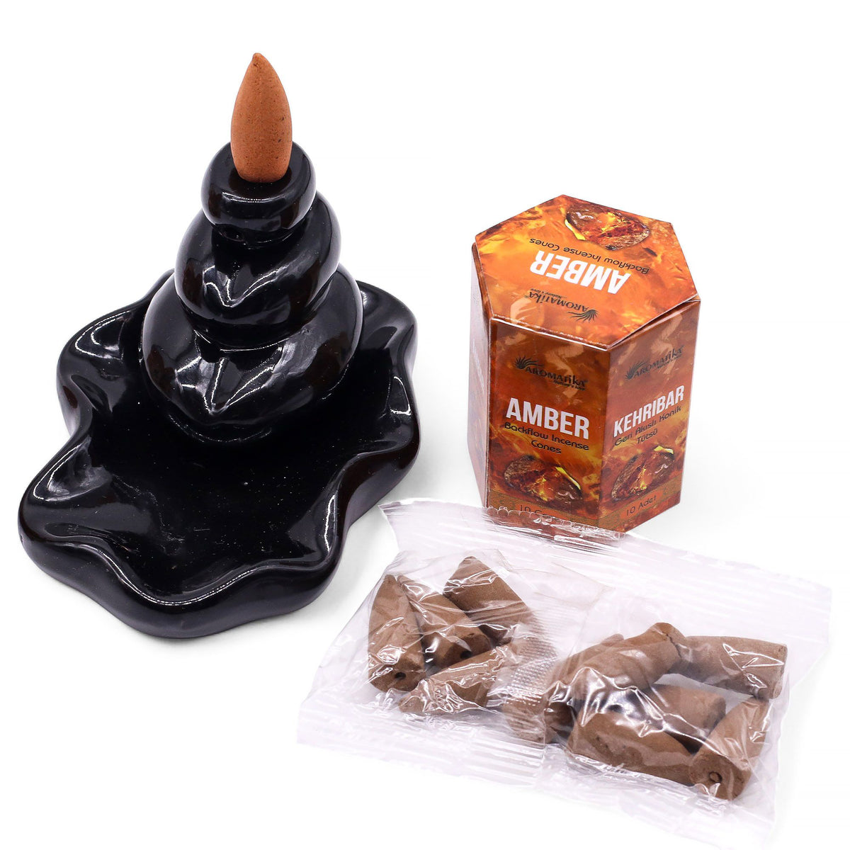 Coni Backflow Masala - Ambra (confezione da 10)