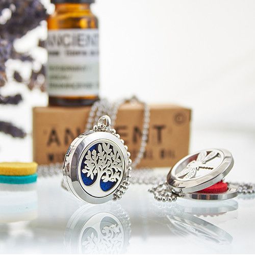 Collana Diffusore per Aromaterapia - Hamsa Chakra 30 mm