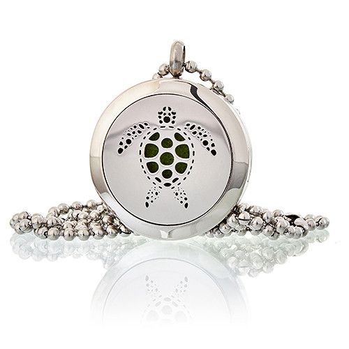 Collana Diffusore per Aromaterapia - Tartaruga 25 mm