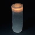 Portacandela Cilindrico in Selenite - 20 cm