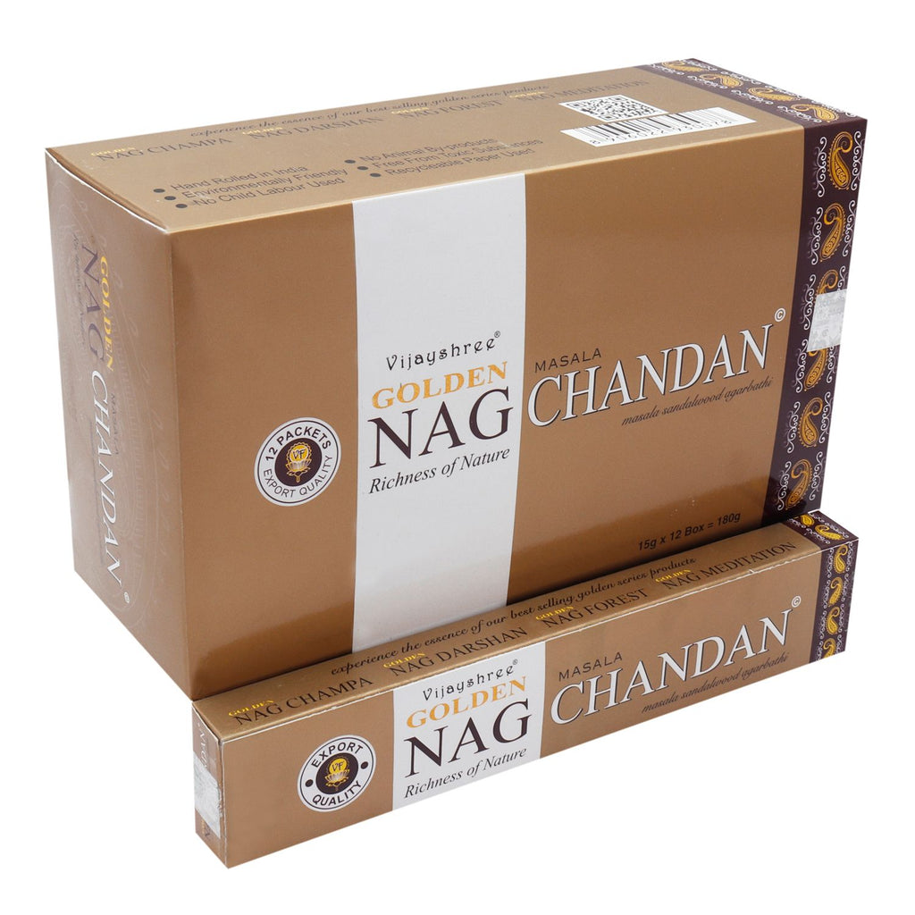 Golden Nag Chandan - Incenso al Sandalo 15g