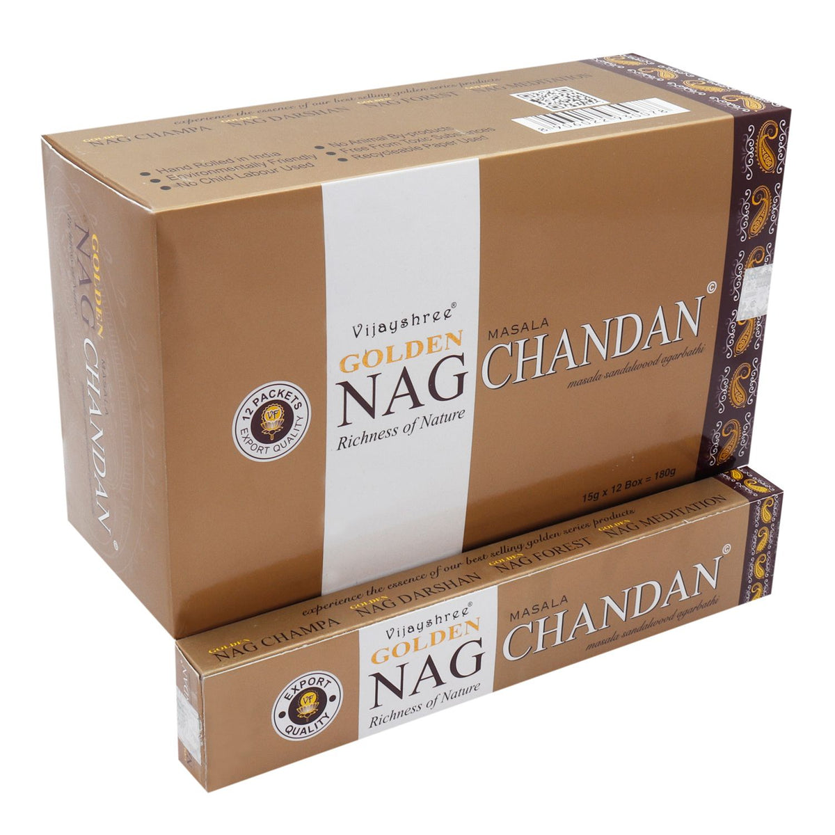 Golden Nag Chandan - Incenso al Sandalo 15g