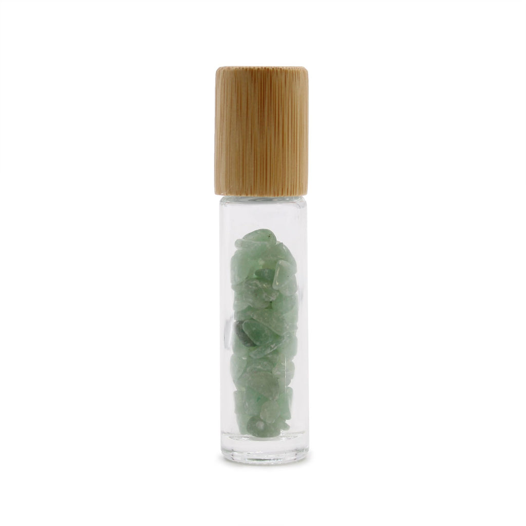 Flacone Roll-on per Oli Essenziali con Avventurina - 5 ml