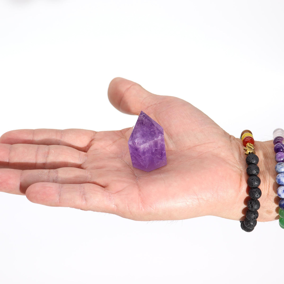 Punta di Ametista Colore Intenso, Piccola (circa 4-5,5cm)