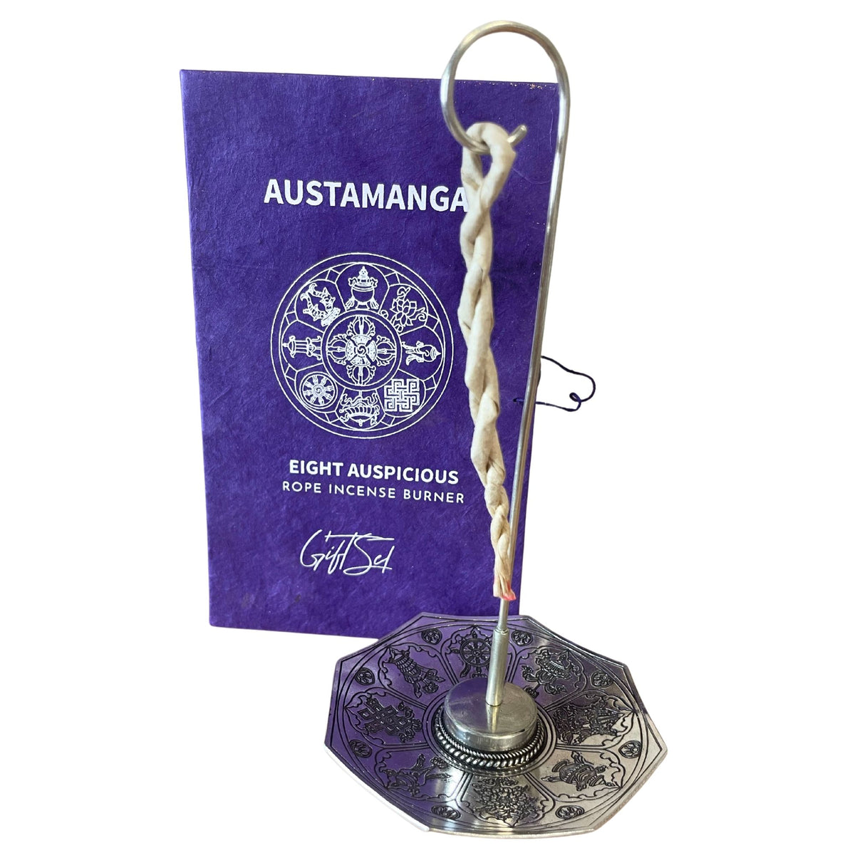 Set Incenso a Corda con Portaincenso Placcato Argento - Astamangal