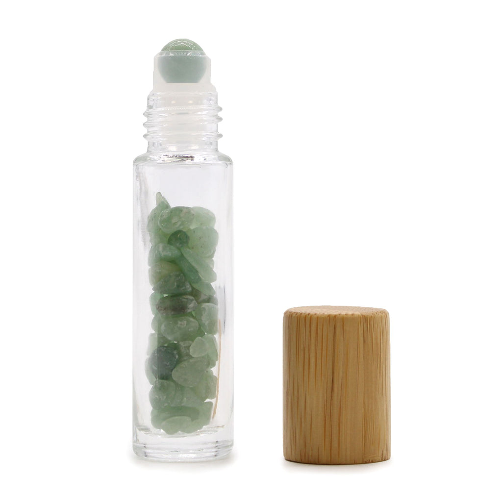 Flacone Roll-on per Oli Essenziali con Avventurina - 5 ml