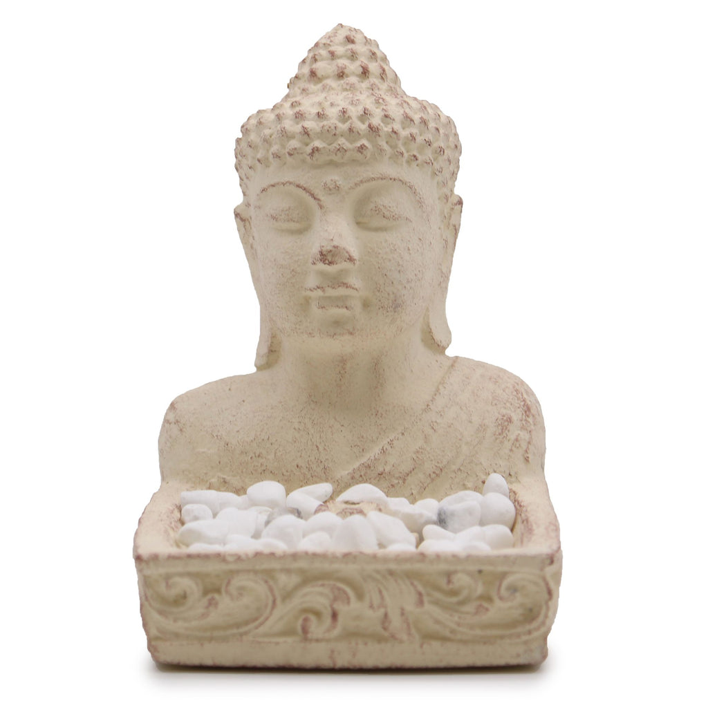 Portaincenso Buddha Feng Shui – Color crema