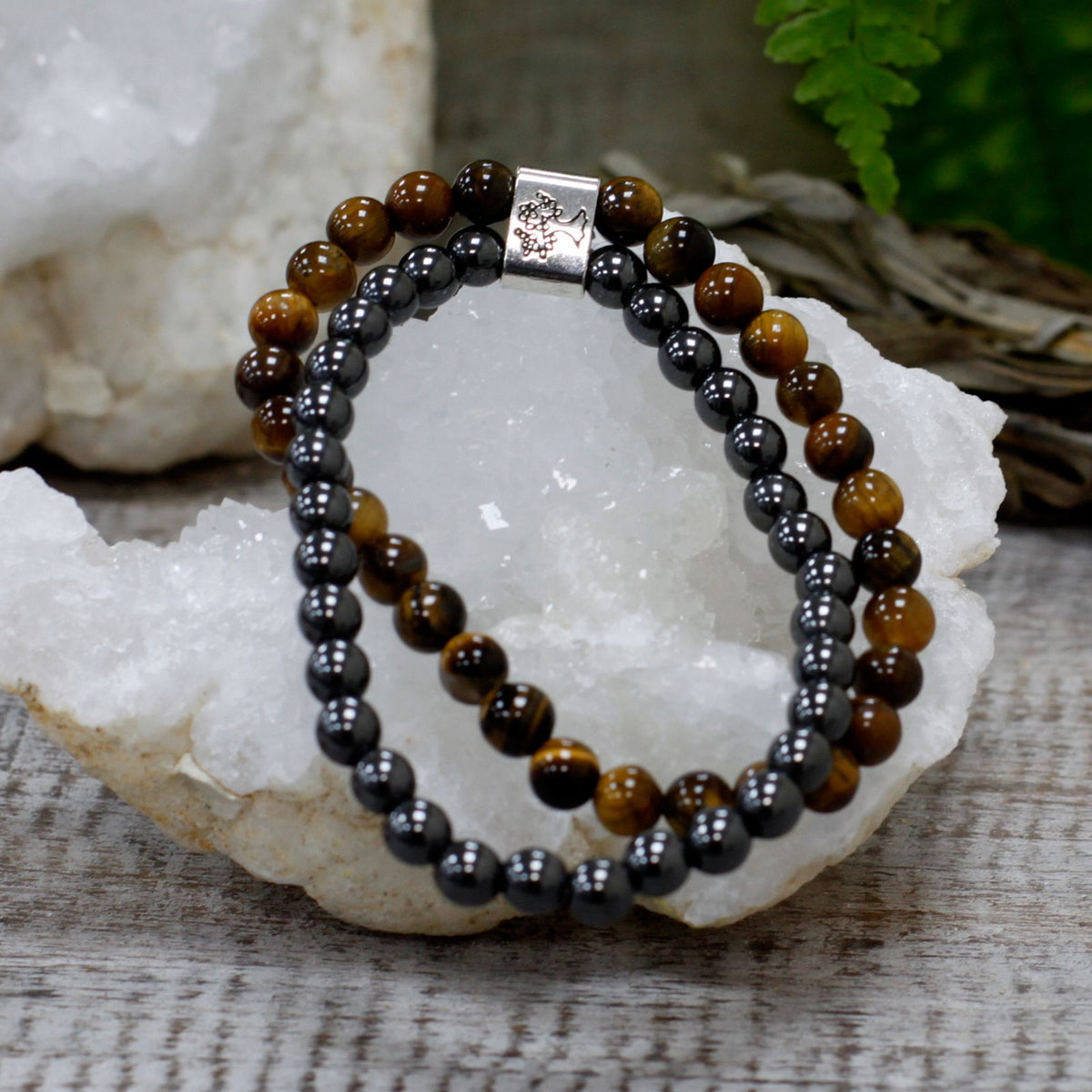 Bracciale Magnetico in Pietra Preziosa - Occhio di Tigre