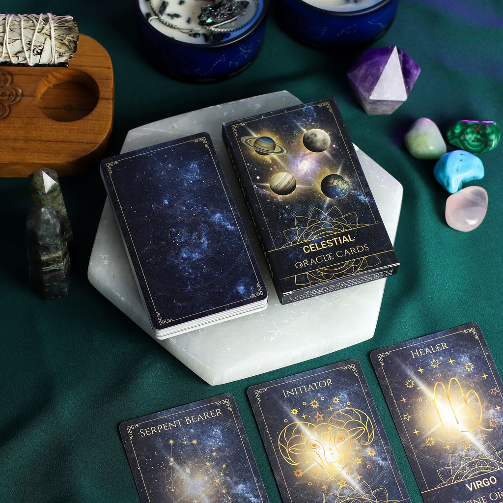 Carte Oracolo Celestial Energy Atlas - Mazzo da 40 Carte