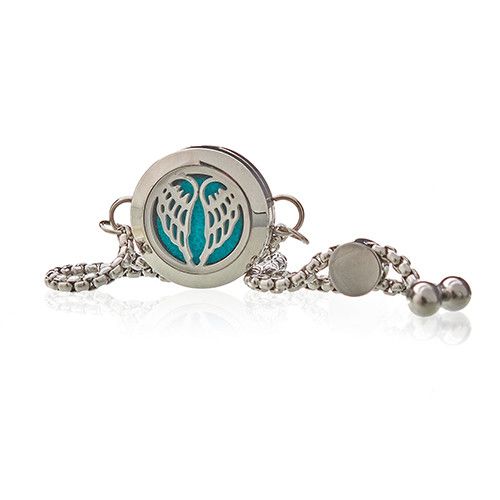 Bracciale Diffusore per Aromaterapia - Ali d'Angelo 20 mm