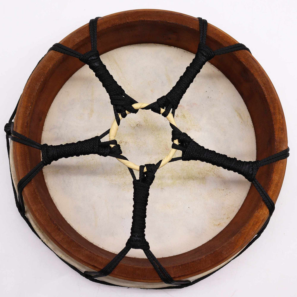 Tamburo sciamanico Hamsa con due battenti – 30 cm