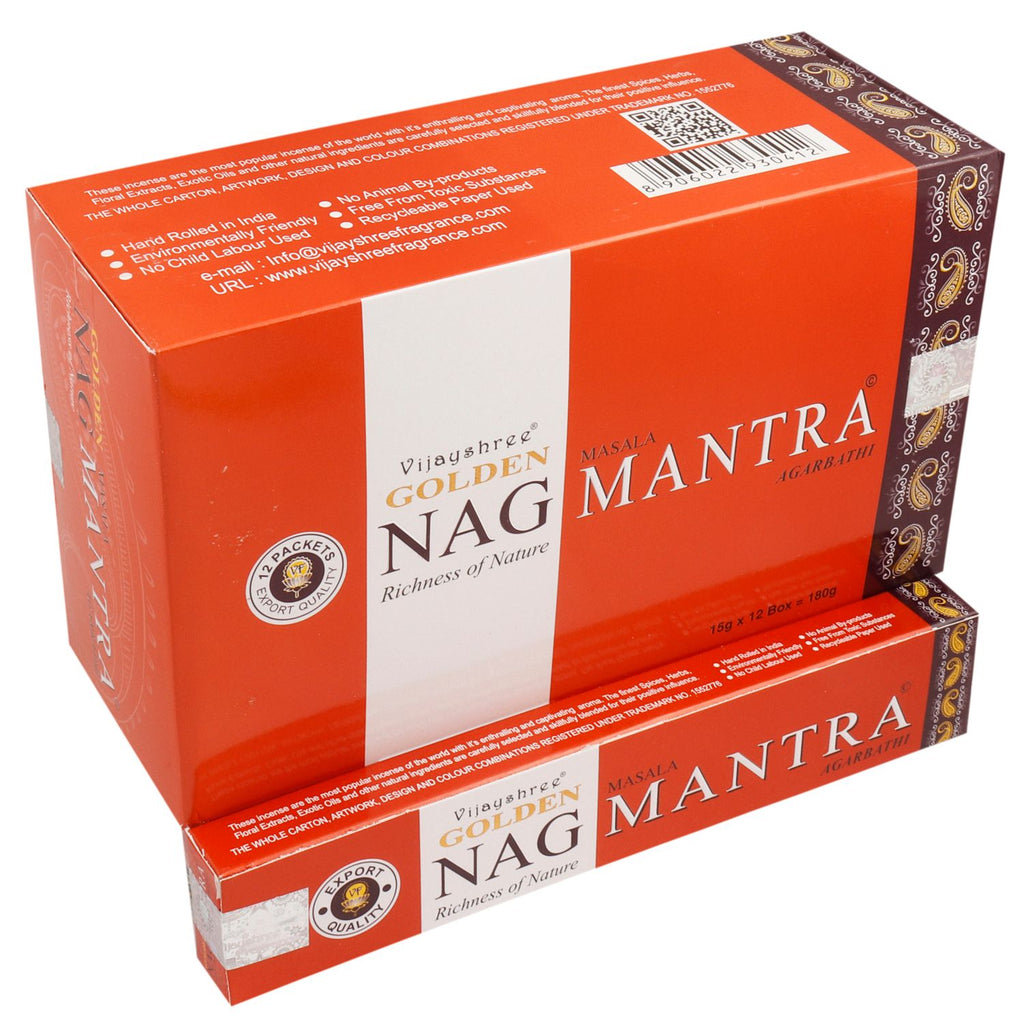 Golden Nag Incenso 15g - Mantra