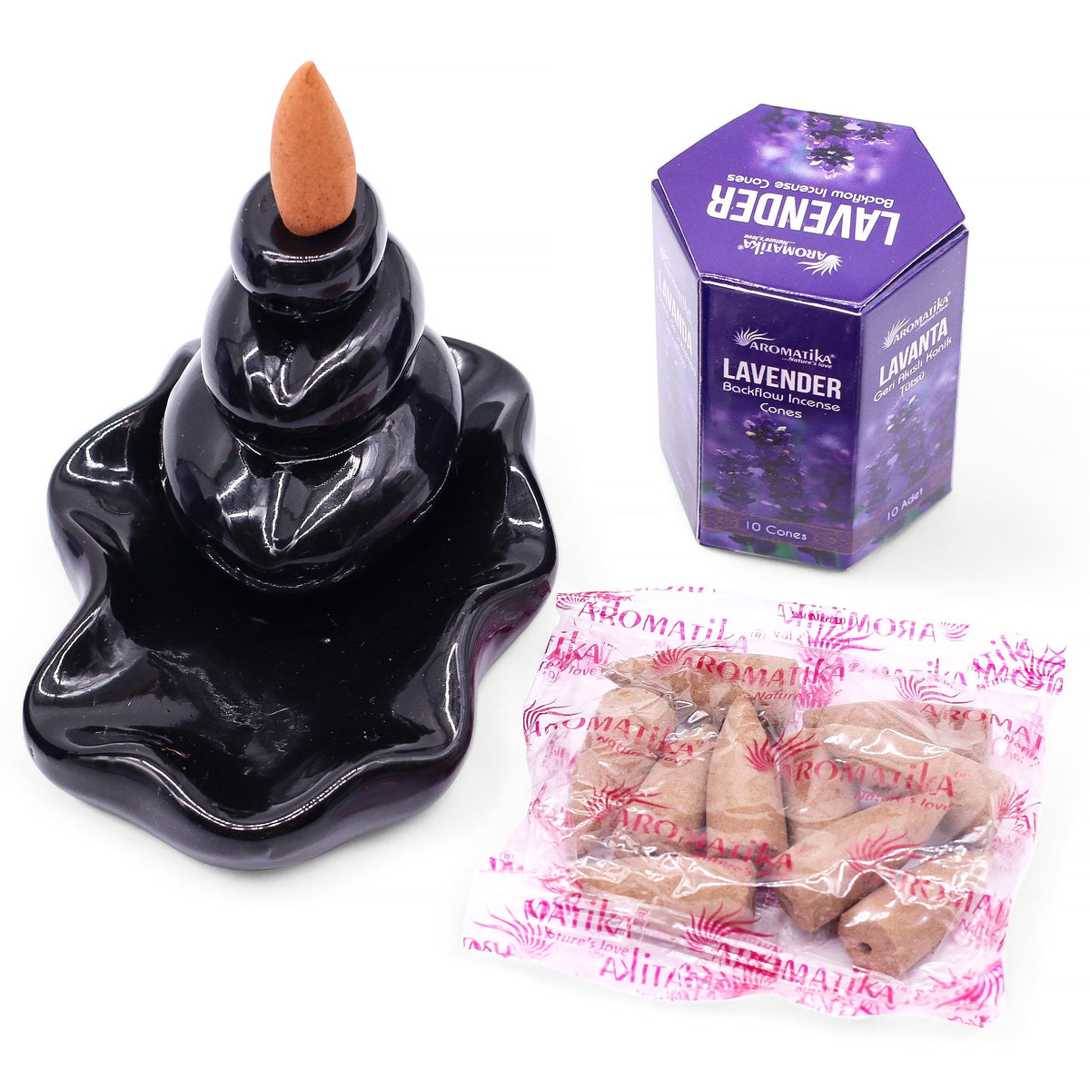 Coni Backflow Masala - Lavanda (confezione da 10)