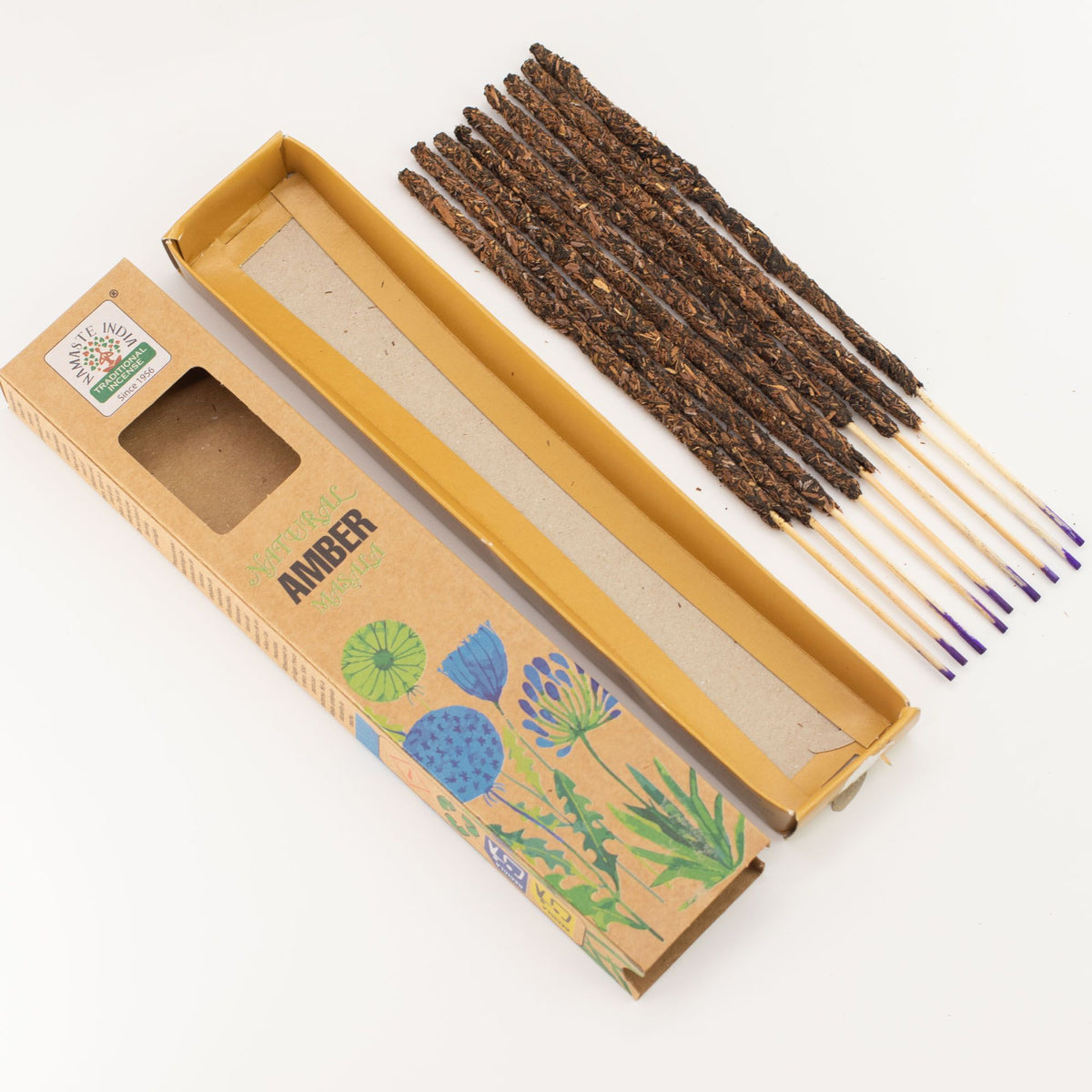 Natural Botanical Masala Incenso - Ambra