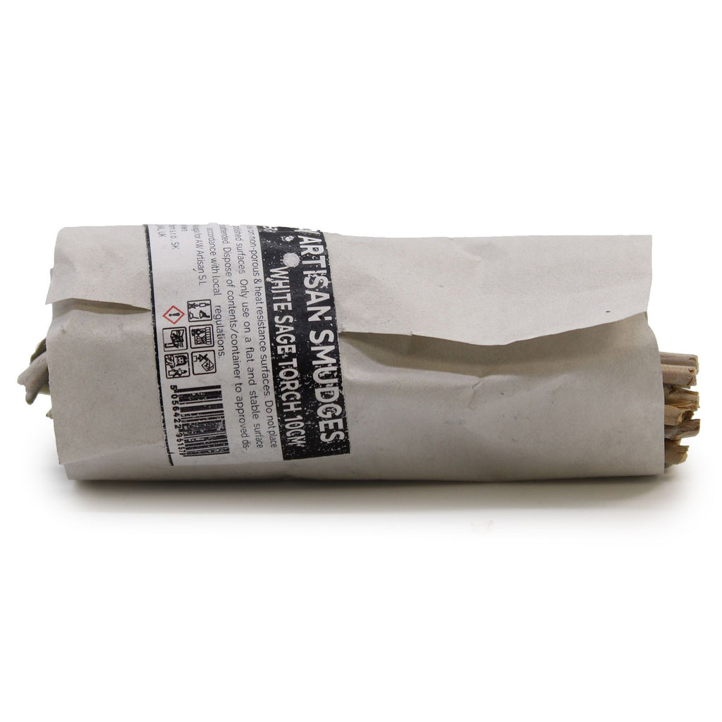 Smudge Salvia Bianca a Torcia – 10 cm